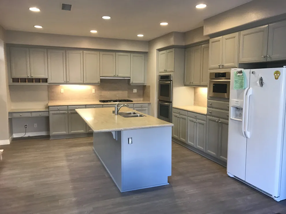 Cabinet Refinishing in the Kitchen by S-Team Painting - Photo 2