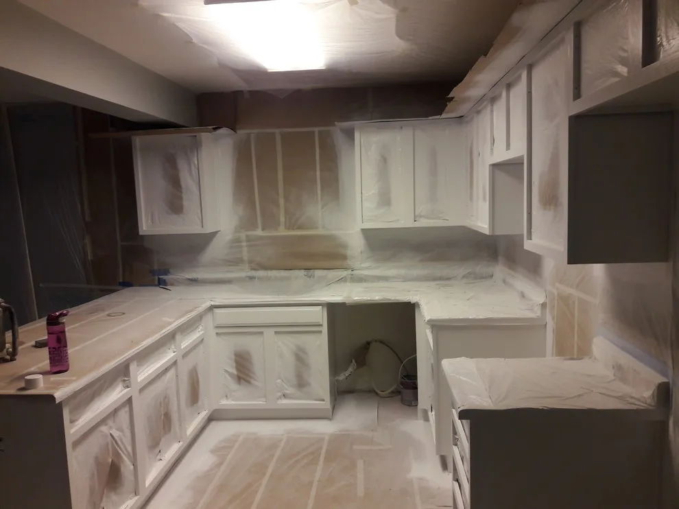 Cabinet Repainting and Countertop Renovation by Adirondack Painting Company - Photo 5