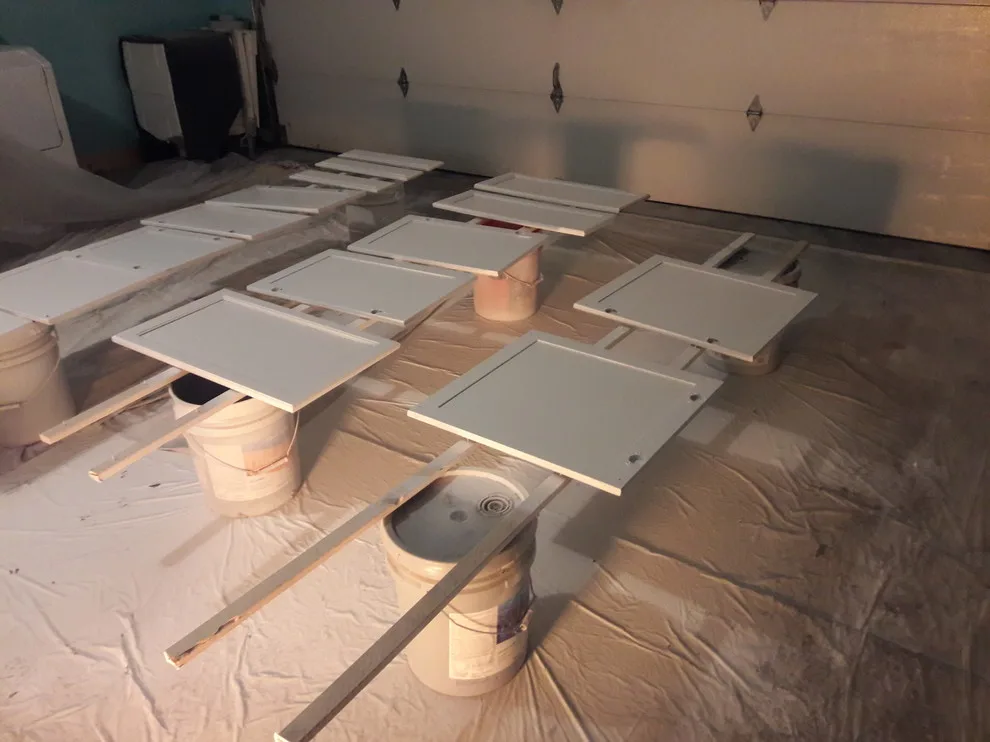 Cabinet Repainting and Countertop Renovation by Adirondack Painting Company - Photo 7