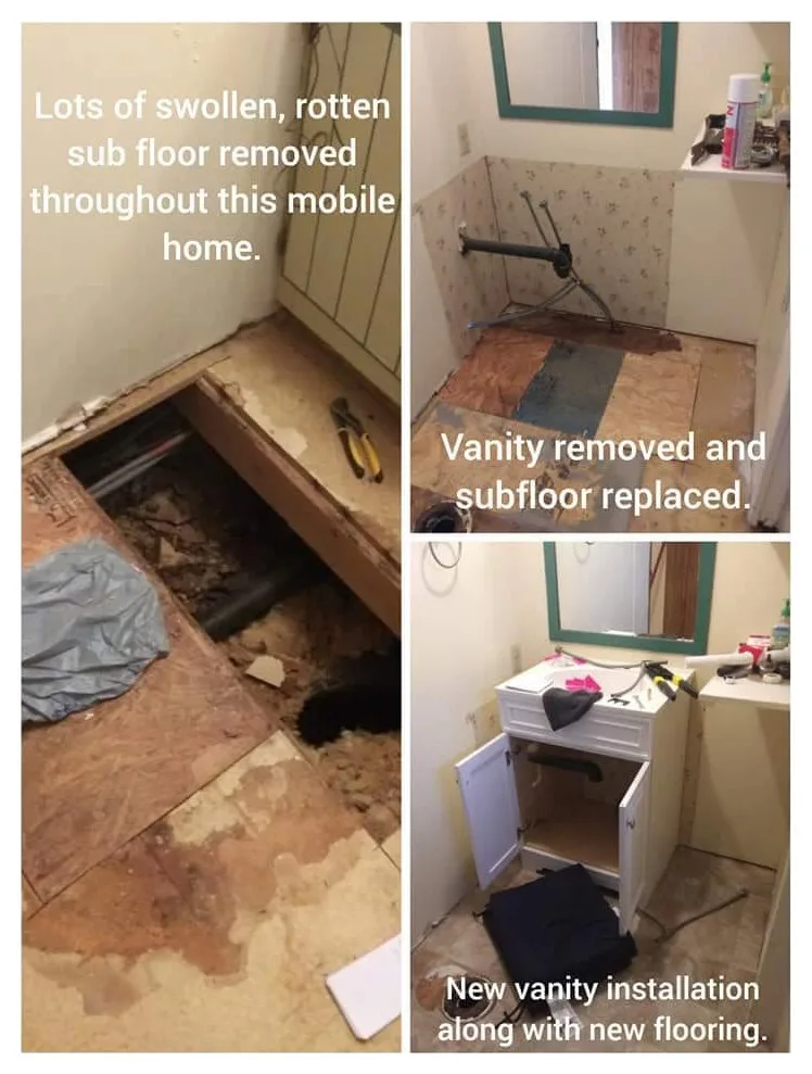 Laminate floor installation in Hope, Arkansas by D&J Services - Photo 3