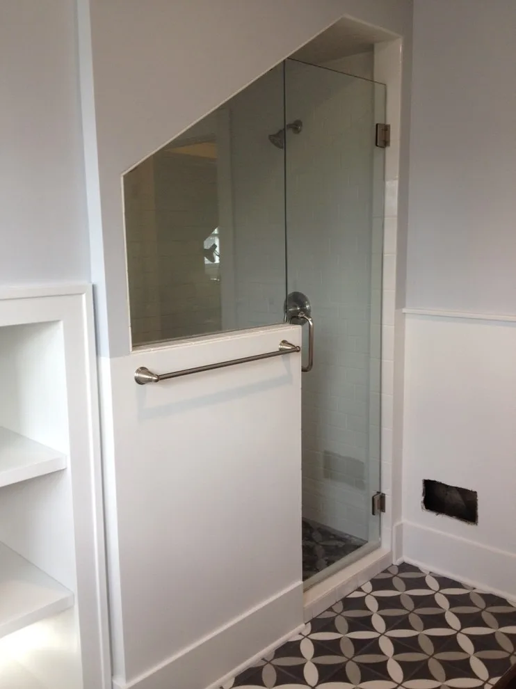 Lansing, MI Bathroom Remodel with Dormer (Before and After) by Alison Alfredson Color & Design - Photo 5