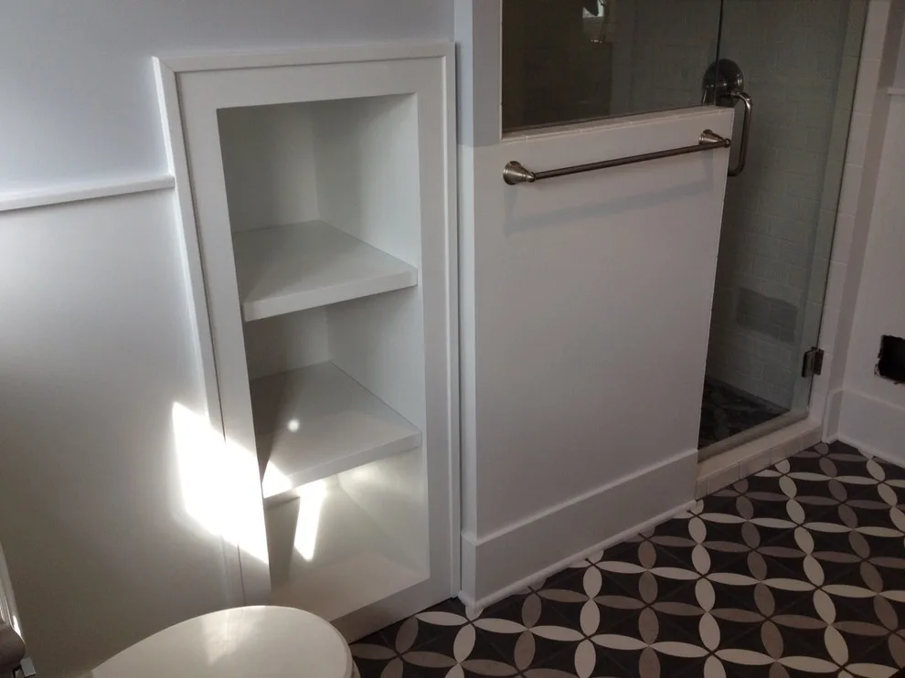 Lansing, MI Bathroom Remodel with Dormer (Before and After) by Alison Alfredson Color & Design - Photo 4