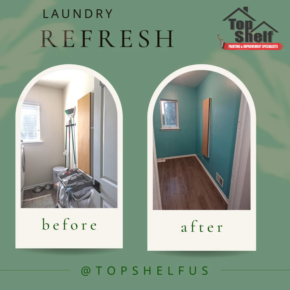 Laundry Space Makeover by Top Shelf Painting - Photo 8