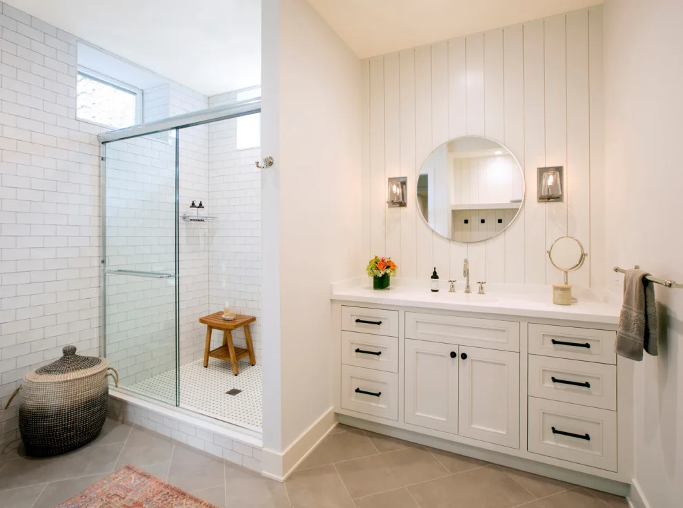 Updated Main Bathroom and Completed Basement by Greenleaf Painters, LLC - Photo 11