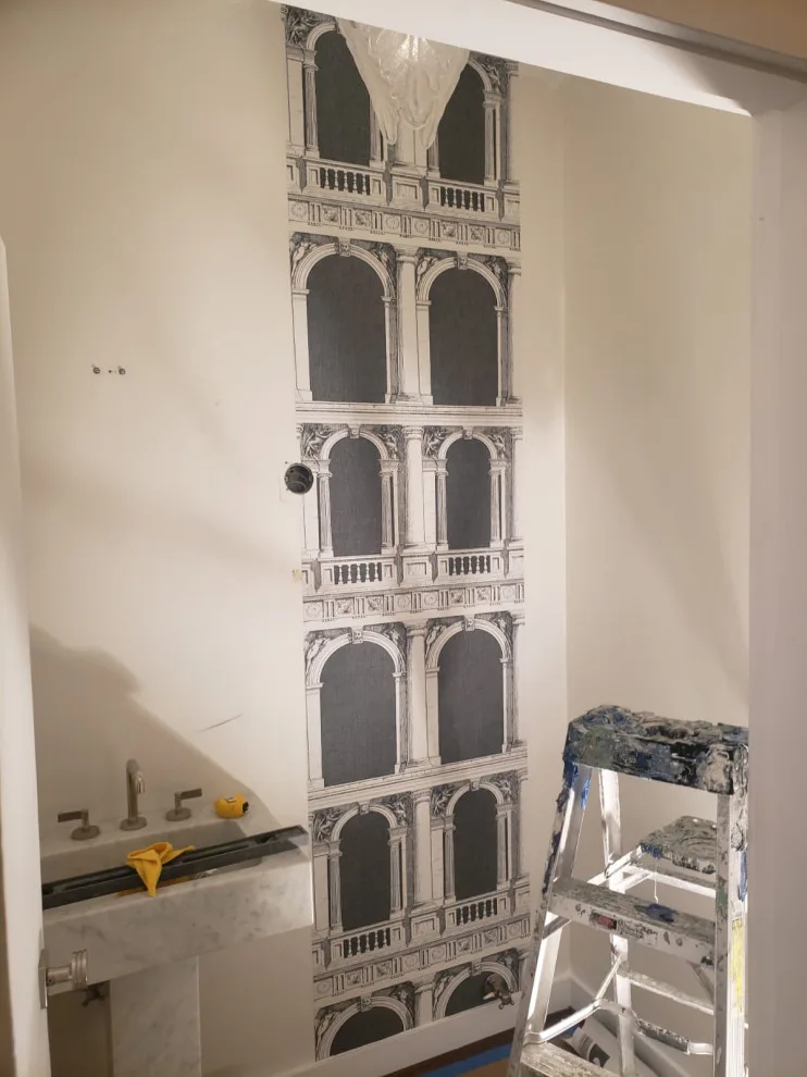 Lincoln Park wall covering installation by Windy City Painters - Photo 6