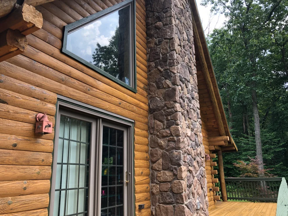Log Cabin Transformation by Hawk Painters - Photo 3