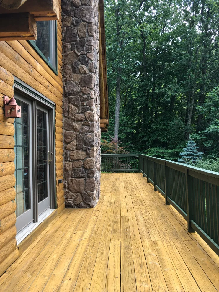 Log Cabin Transformation by Hawk Painters - Photo 6