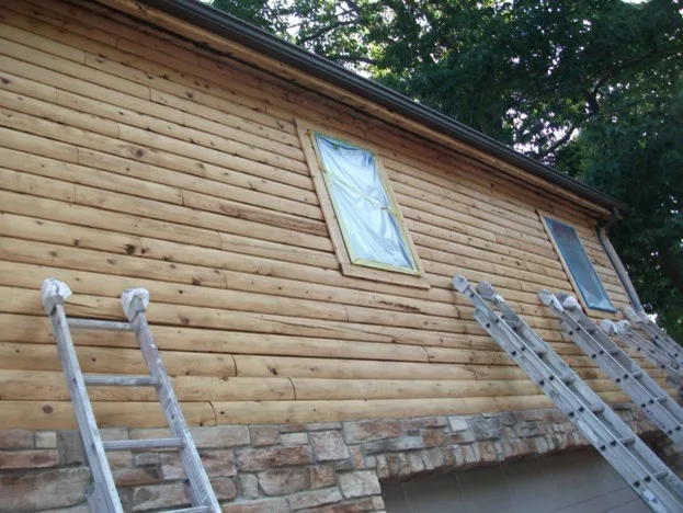 Log Cabin Staining by ImageWorks Painting Inc. - Photo 14