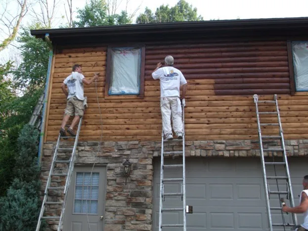 Log Cabin Staining by ImageWorks Painting Inc. - Photo 8