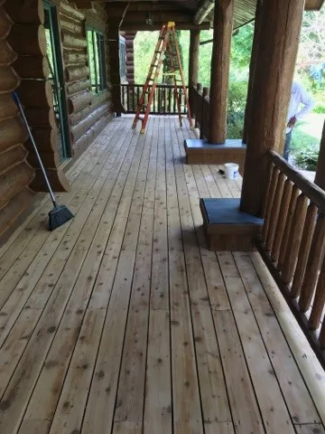 Log Cabin Wood Renewal by Dan Brady Painting And Wood Restoration - Photo 6
