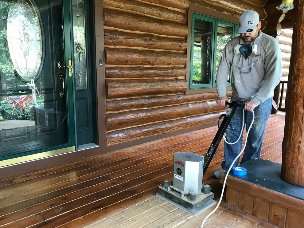 Log Cabin Wood Renewal by Dan Brady Painting And Wood Restoration - Photo 5