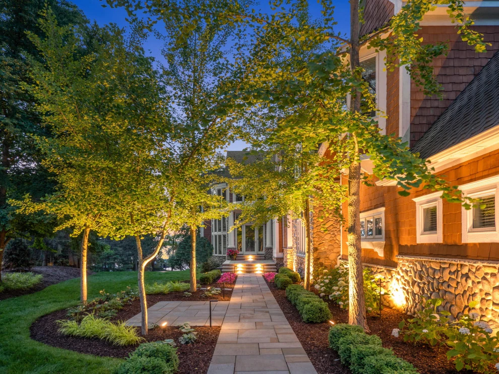 West Bloomfield, MI - Grand Front Entrance by Four Seasons Garden Center & Custom Landscape - Photo 2