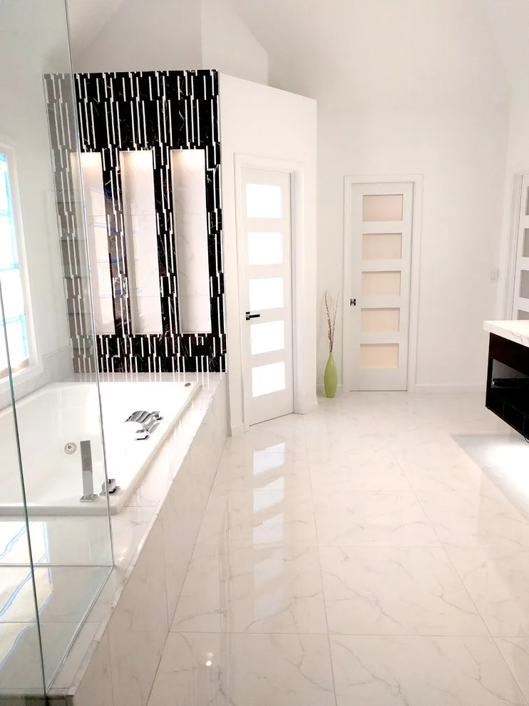 Opulent Contemporary Master Bathroom by Edje Construction - Photo 2