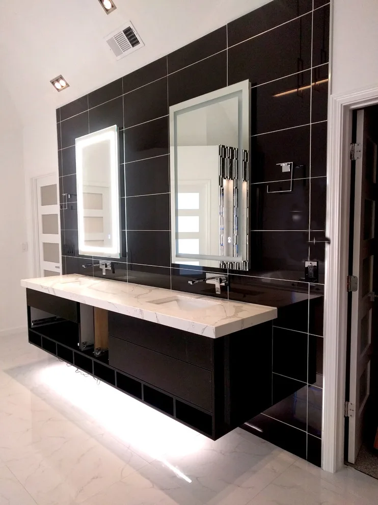 Opulent Contemporary Master Bathroom by Edje Construction - Photo 6