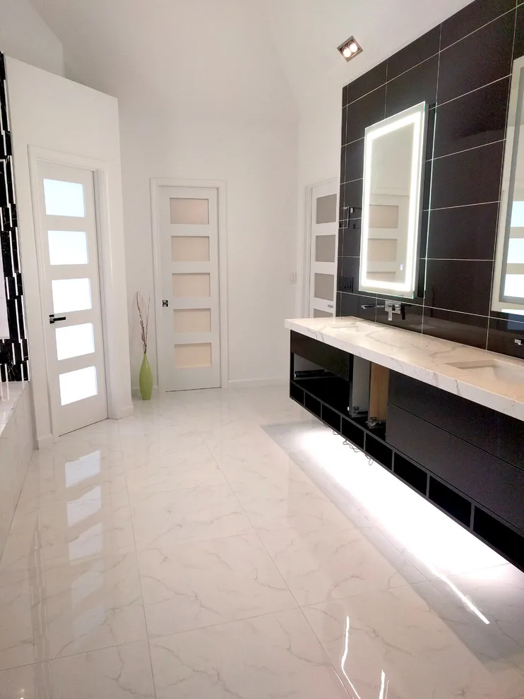 Opulent Contemporary Master Bathroom by Edje Construction - Photo 4