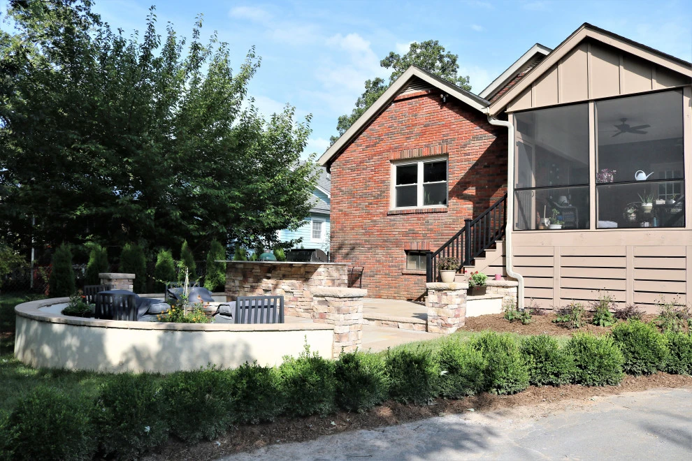 Flagstone Paver Patio and Kitchen in North Shore by Full Circle Land Design, LLC - Photo 5