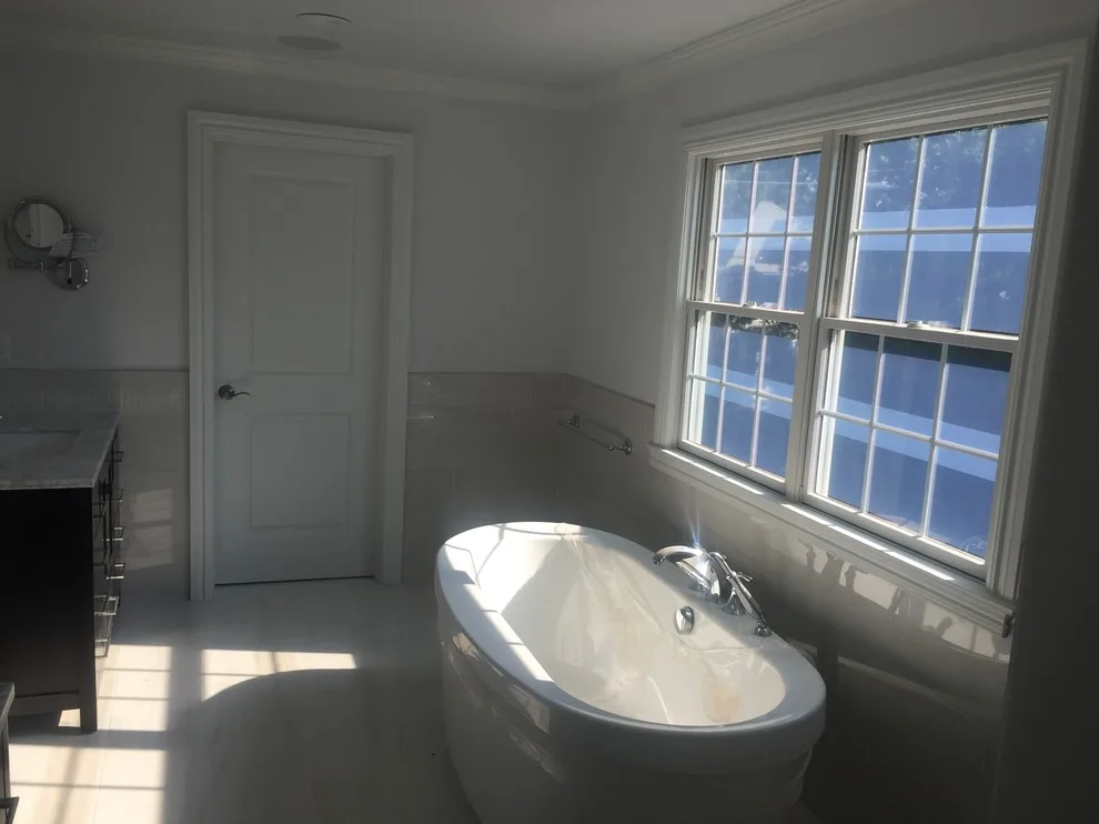 Spa-Like Master Bathroom with Freestanding Tub by Bill Johnson Painting - Photo 2