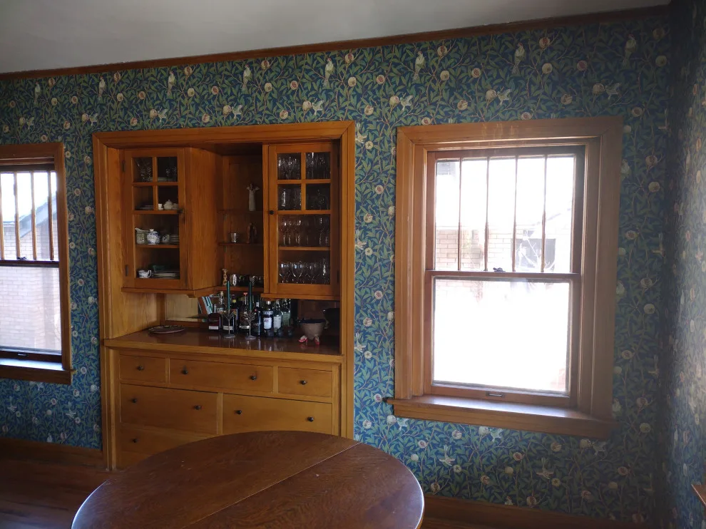 Dining Room Wallpaper Update by JF Decor | Wallpaper Installation - Photo 4