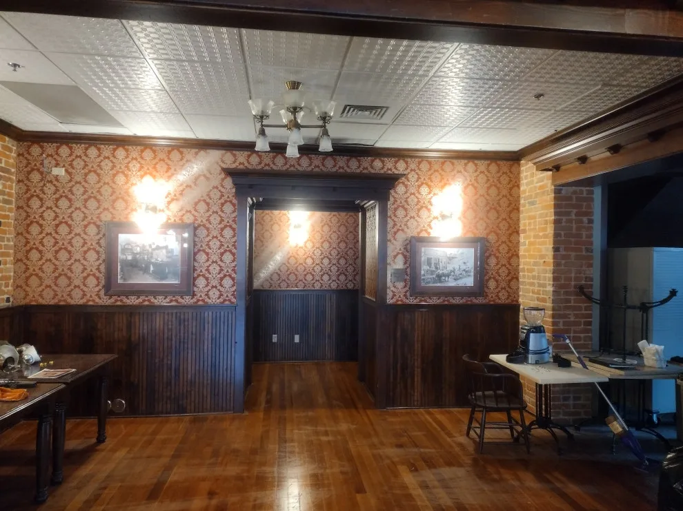 Restaurant Wallpaper Update by JF Decor | Wallpaper Installation - Photo 6