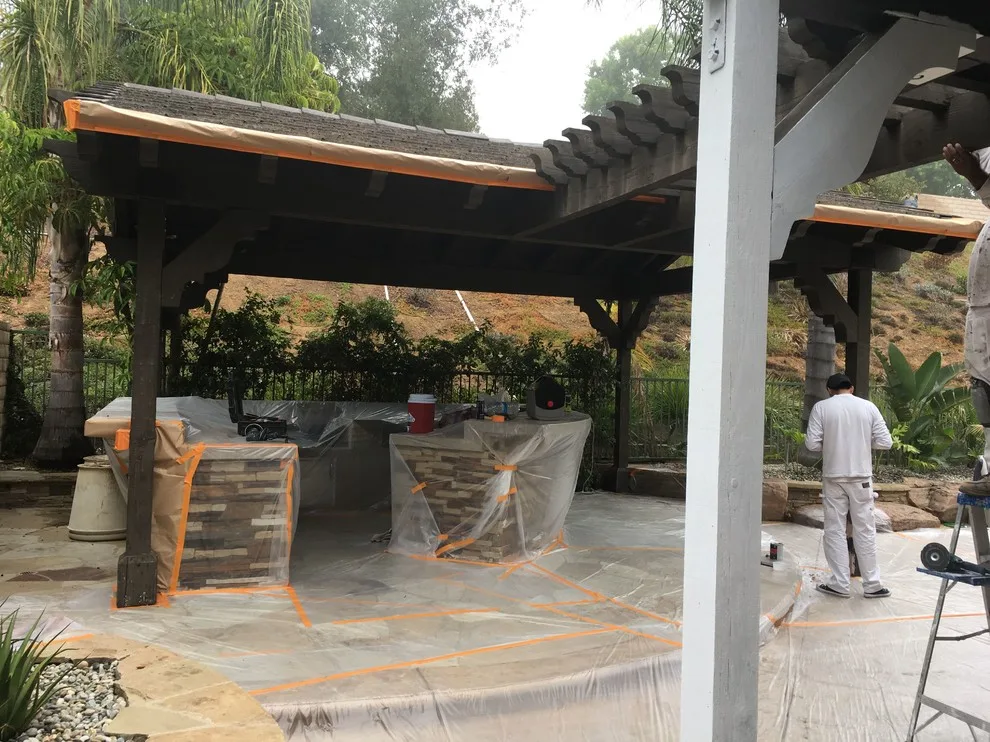 Outdoor Patio Painting by Martn Carabajal Painting - Photo 4