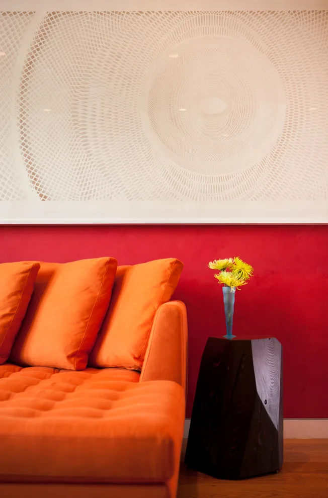 Cochineal Venetian Plaster for Noe Valley by Level Five Design - Photo 3