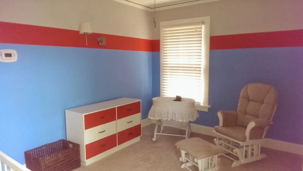 Nursery - Red and Blue (Before and After) by Duff Painting Co - Photo 4
