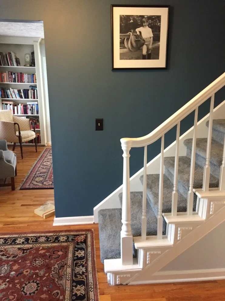 Okemos, MI Colonial Transformation (Before & After) by Alison Alfredson Color & Design - Photo 7