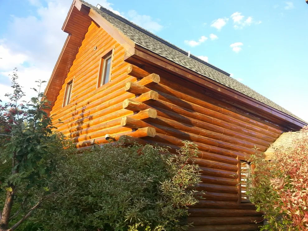 Log Cabin Facade Renovation by Flying Z Painting - Photo 4