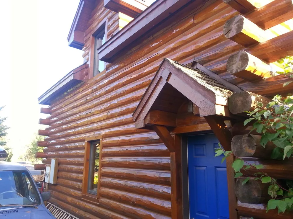 Log Cabin Facade Renovation by Flying Z Painting - Photo 13