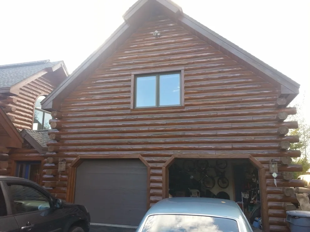 Log Cabin Facade Renovation by Flying Z Painting - Photo 5