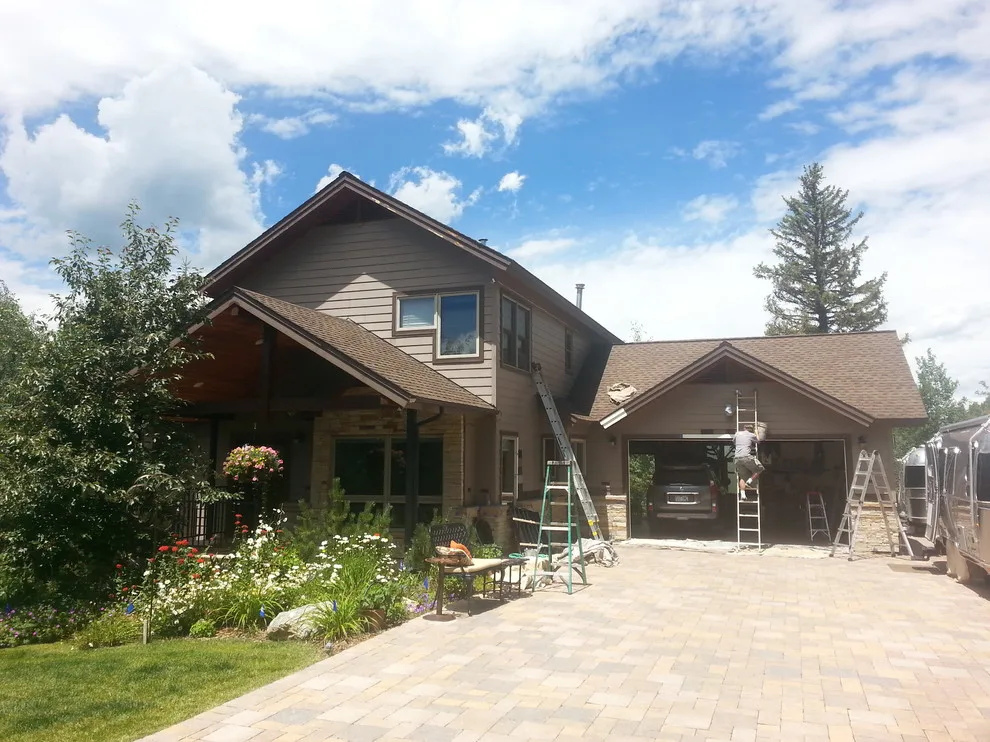 Log Cabin Facade Renovation by Flying Z Painting - Photo 11