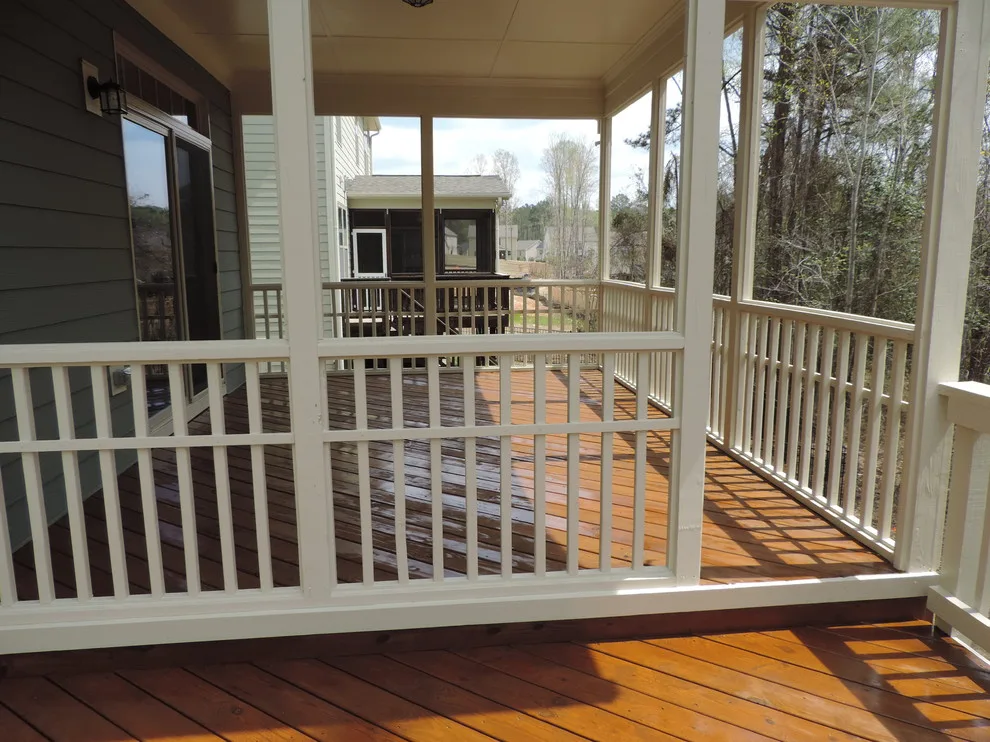 Two-Tone Porch Painting and Staining by Triangle Precision Painting - Photo 8