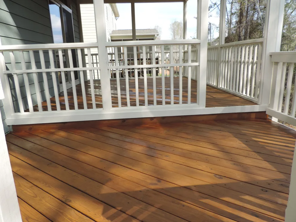 Two-Tone Porch Painting and Staining by Triangle Precision Painting - Photo 10