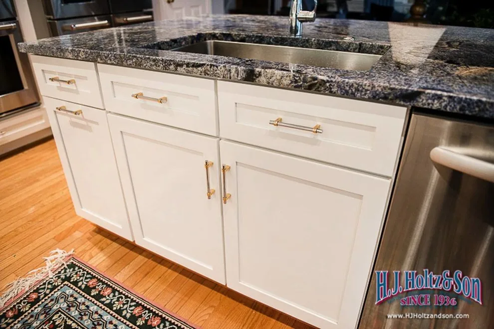 Transformed White High Gloss Kitchen Cabinets - Before and After by H.J. Holtz And Son, Inc. - Photo 10