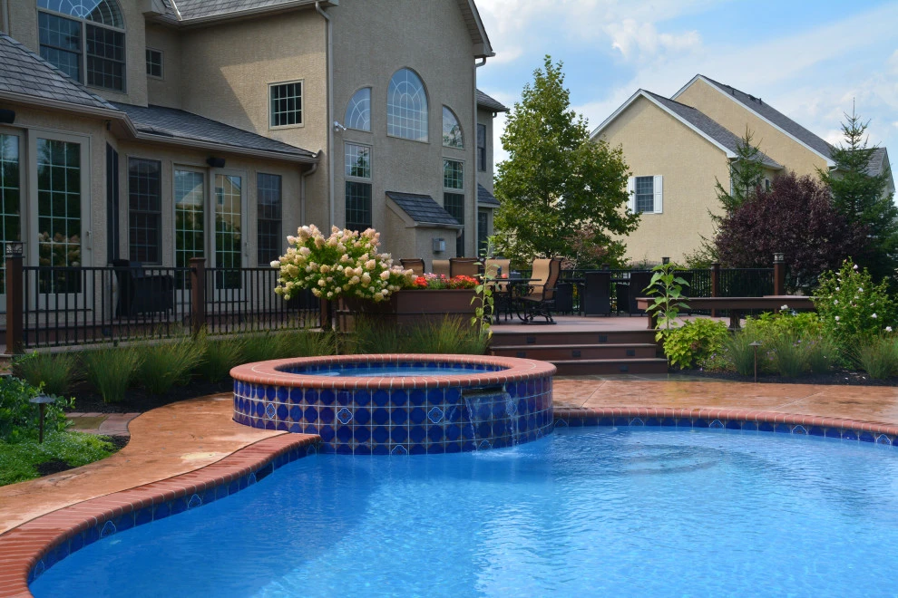 Pool with Deck and Gardens by GLDesigns - Photo 9