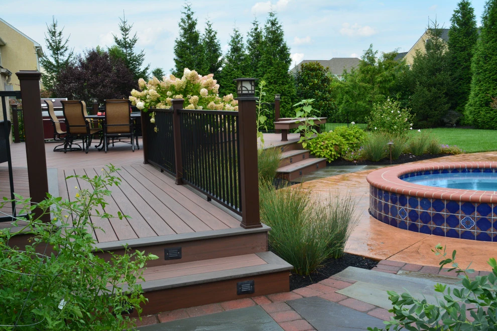 Pool with Deck and Gardens by GLDesigns - Photo 12