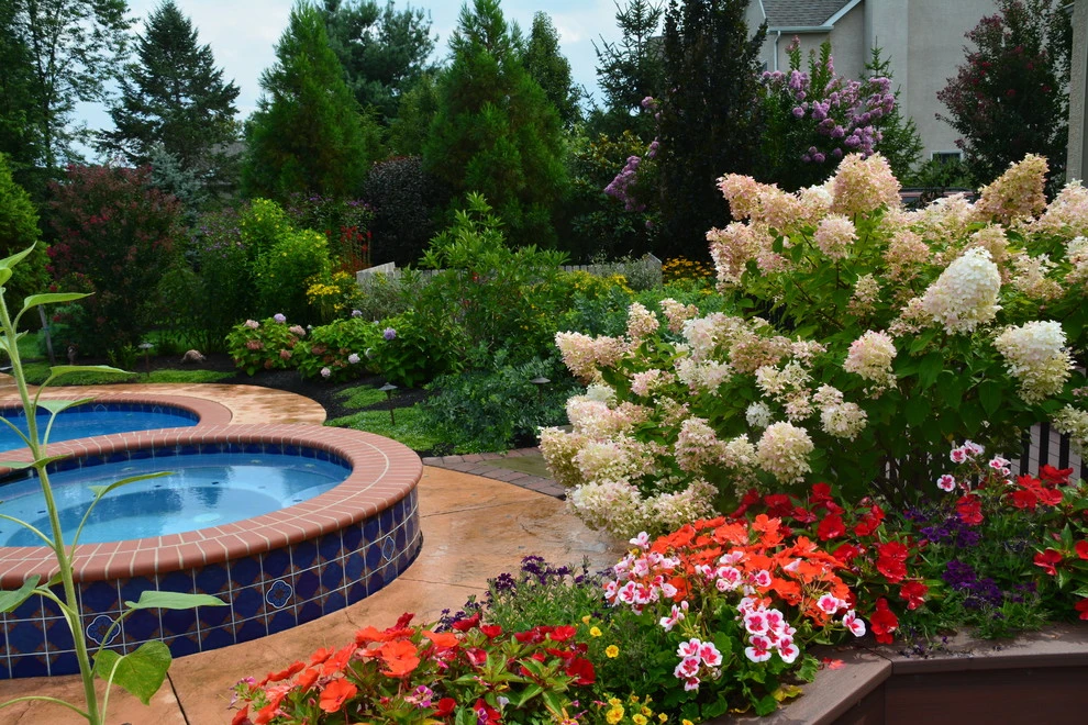 Pool with Deck and Gardens by GLDesigns - Photo 6