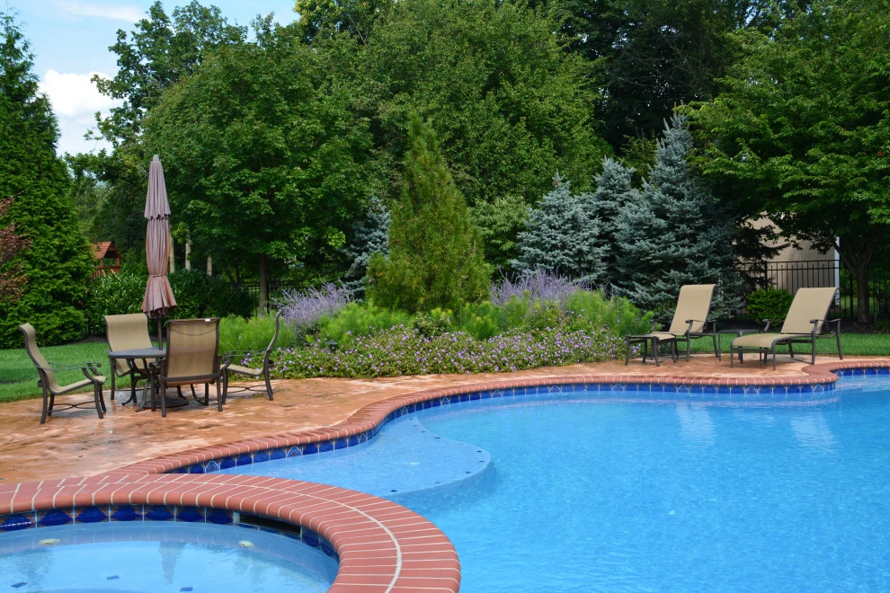 Pool with Deck and Gardens by GLDesigns - Photo 7