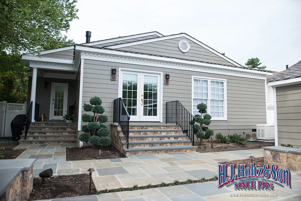 Exterior Brick Painting - Transformation Showcase by H.J. Holtz And Son, Inc. - Photo 5