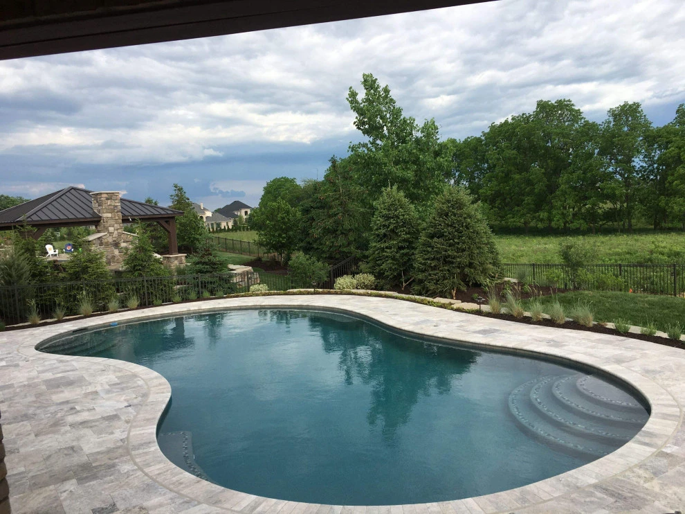Backyard Pool Retreat by Great Oaks Landscape Associates Inc. - Photo 73