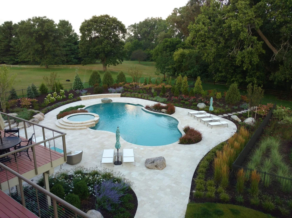 Backyard Pool Retreat by Great Oaks Landscape Associates Inc. - Photo 31