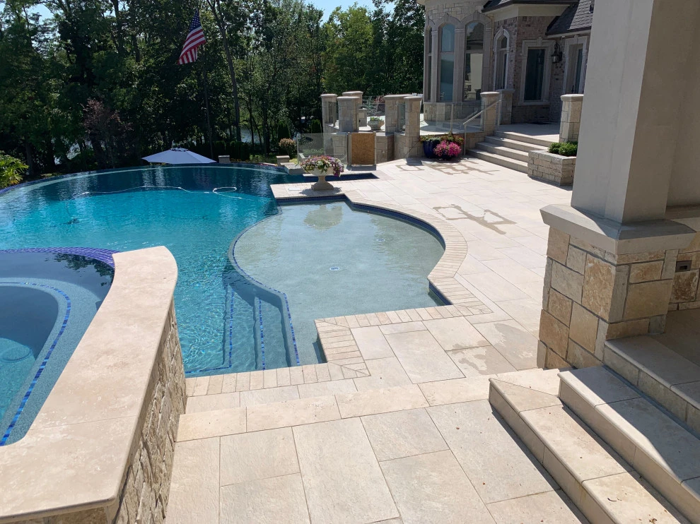 Backyard Pool Retreat by Great Oaks Landscape Associates Inc. - Photo 72