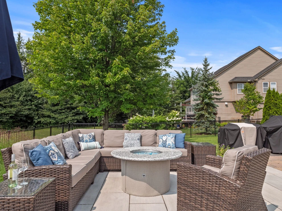 South Lyon Back Yard Pool & Patio by Great Oaks Landscape Associates Inc. - Photo 4
