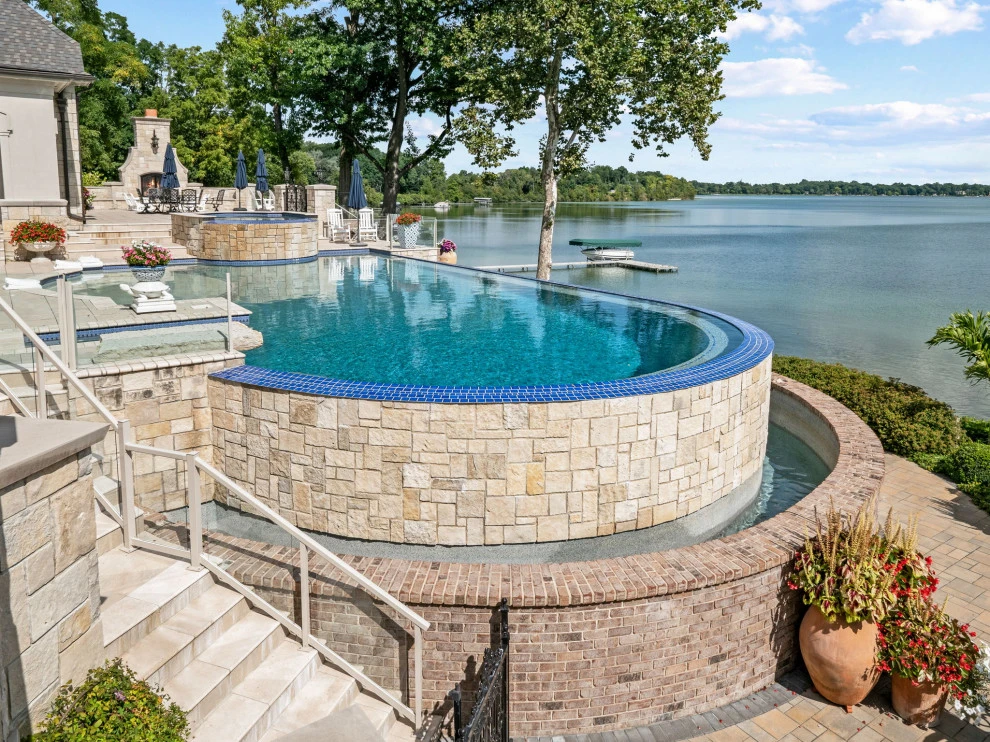 Orchard Lake Limestone Chateau by Great Oaks Landscape Associates Inc. - Photo 27