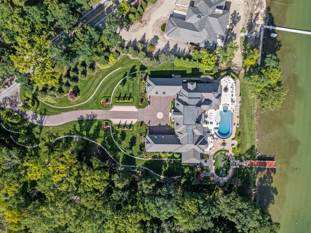 Orchard Lake Limestone Chateau by Great Oaks Landscape Associates Inc. - Photo 38