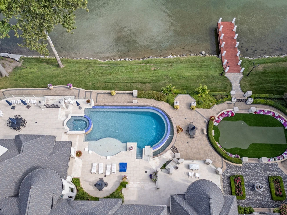 Orchard Lake Limestone Chateau by Great Oaks Landscape Associates Inc. - Photo 48