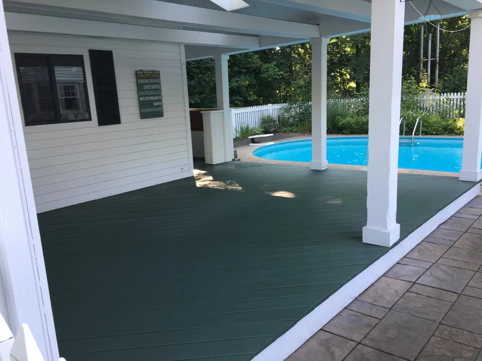 Pittsford Deck Finisher by M.B. Lind Painting - Photo 17