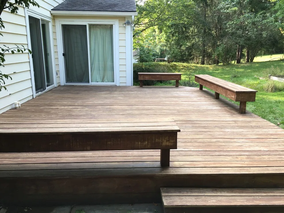 Pittsford Deck Finisher by M.B. Lind Painting - Photo 3
