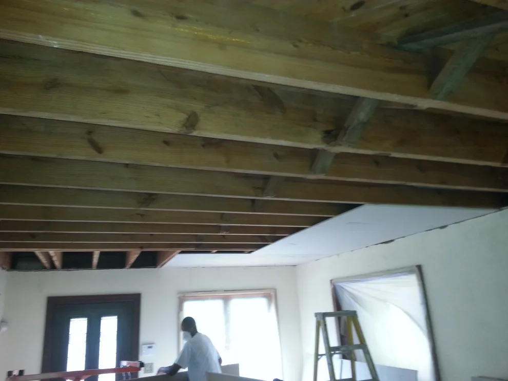 Ceiling Plastering and Drywall Renovation by Sandco Construction & Landscaping - Photo 4
