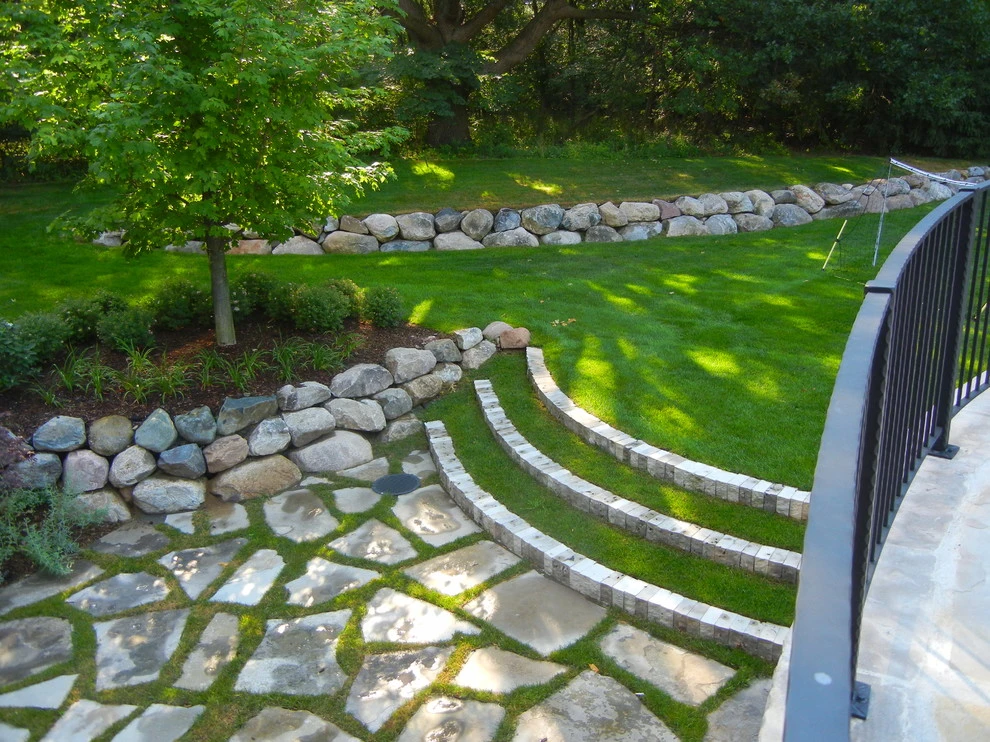 Residential Landscape: Franklin Project by Great Oaks Landscape Associates Inc. - Photo 3